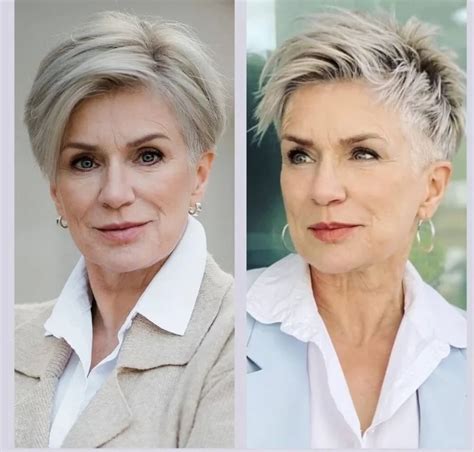 edgy pixie cuts for over 50